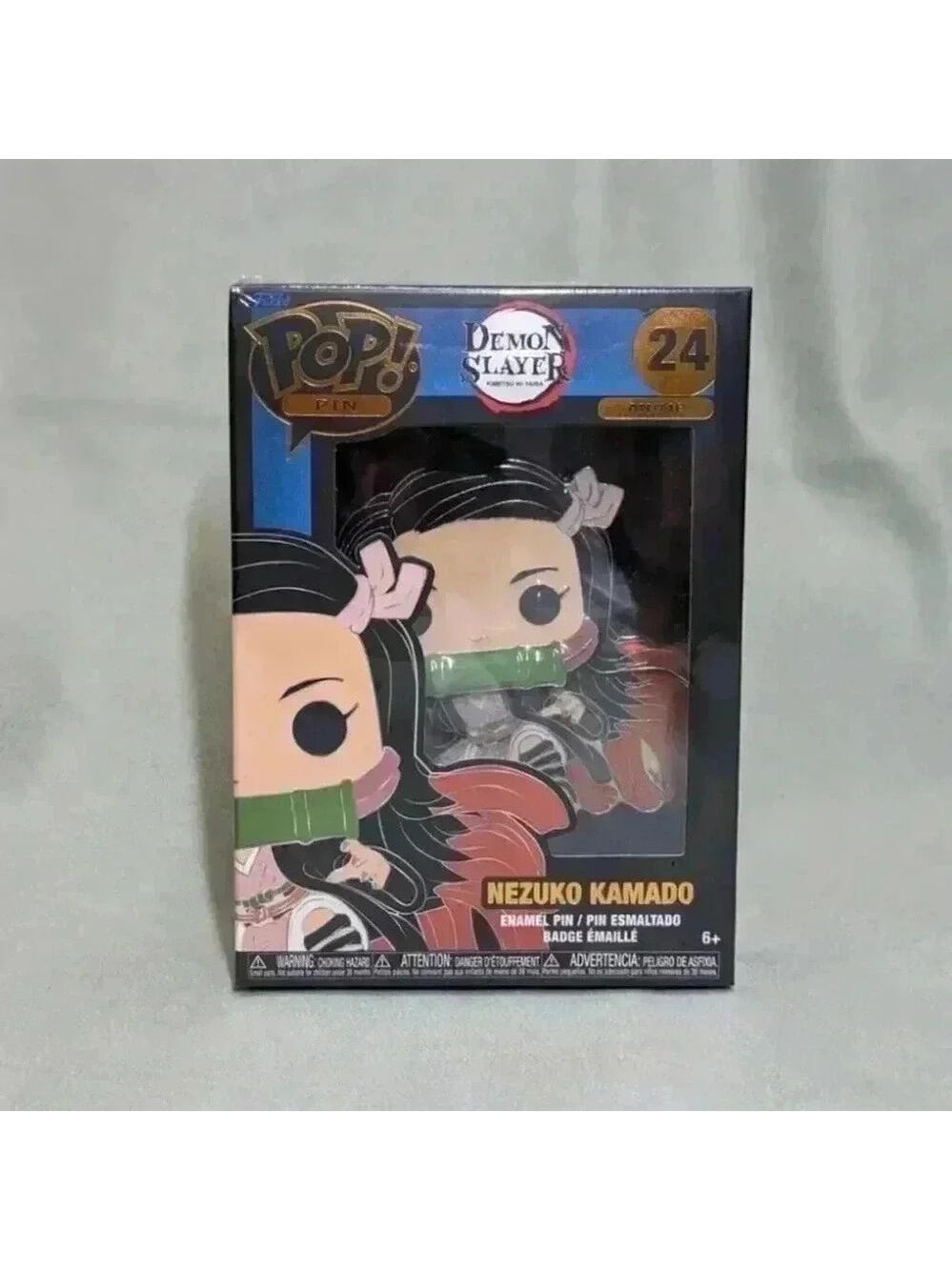 NEW! Funko POP! Demon Slayer Anime Enamel Pin - NEZUKO KAMADO #24